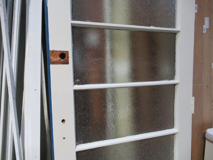 5 Lite Black & White Exterior Door 1985H x 857W x 42D