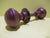 Soft Purple Hollow Press Tin with Wide Ribbed Handle H55 x Dia 45