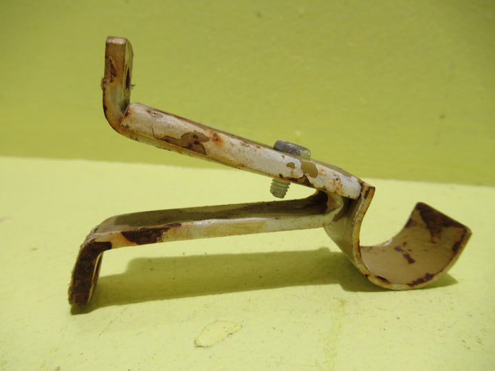 Vintage Steel Curtain Brackets 77H x 18W x 50D/22D