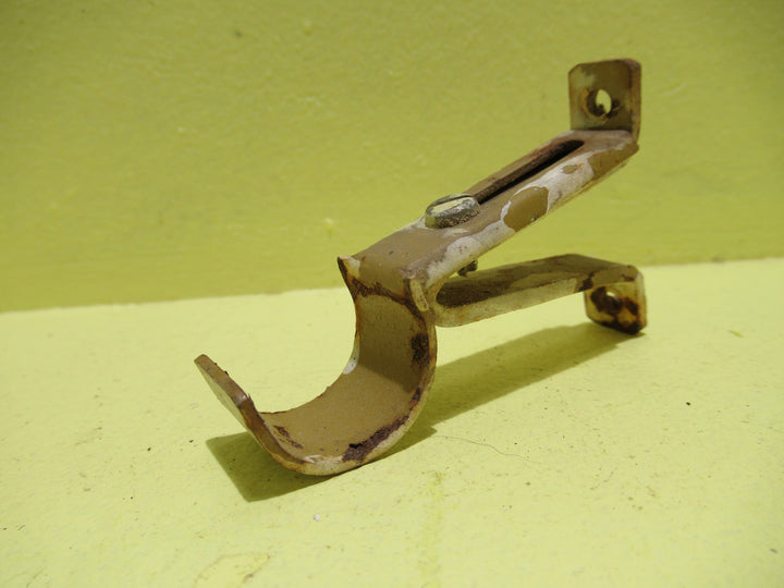 Vintage Steel Curtain Brackets 77H x 18W x 50D/22D