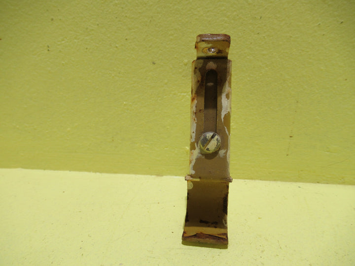 Vintage Steel Curtain Brackets 77H x 18W x 50D/22D