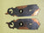Gothic Twirl Stripped Antique Copper Door Plate 222L x 64W