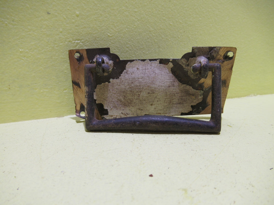 Vintage Pressed Copper Pull Handle 46H x 100W x 20D