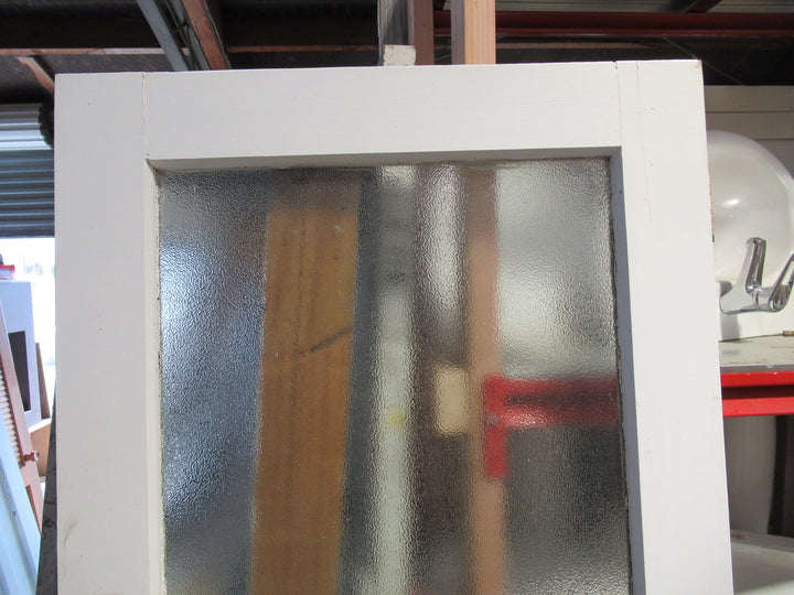 1 Lite Vintage Glitter Glass Native Timber Internal Door 2020H x 810W x 45D