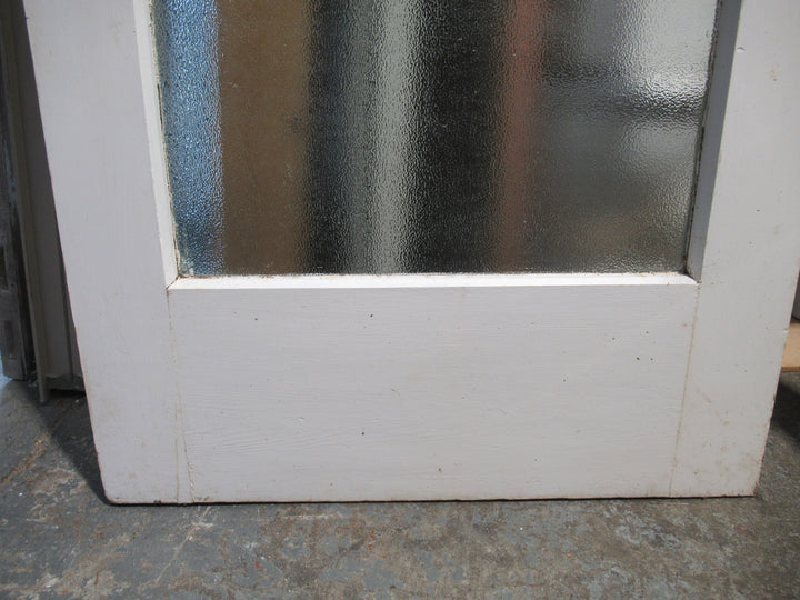 1 Lite Vintage Glitter Glass Native Timber Internal Door 2020H x 810W x 45D