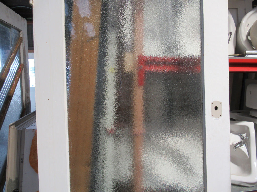 1 Lite Vintage Glitter Glass Native Timber Internal Door 2020H x 810W x 45D