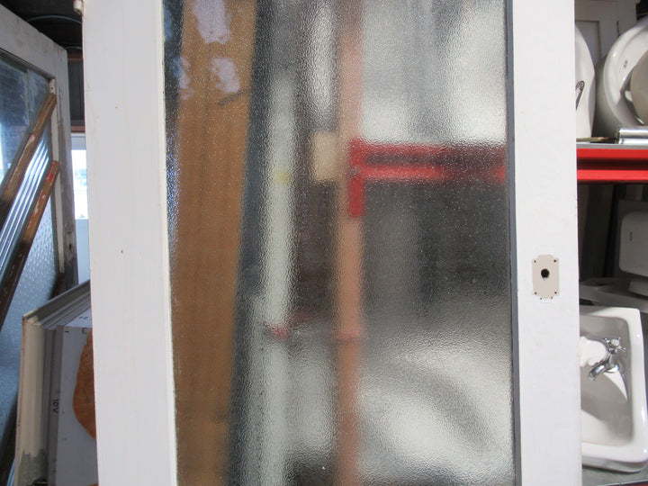 1 Lite Vintage Glitter Glass Native Timber Internal Door 2020H x 810W x 45D