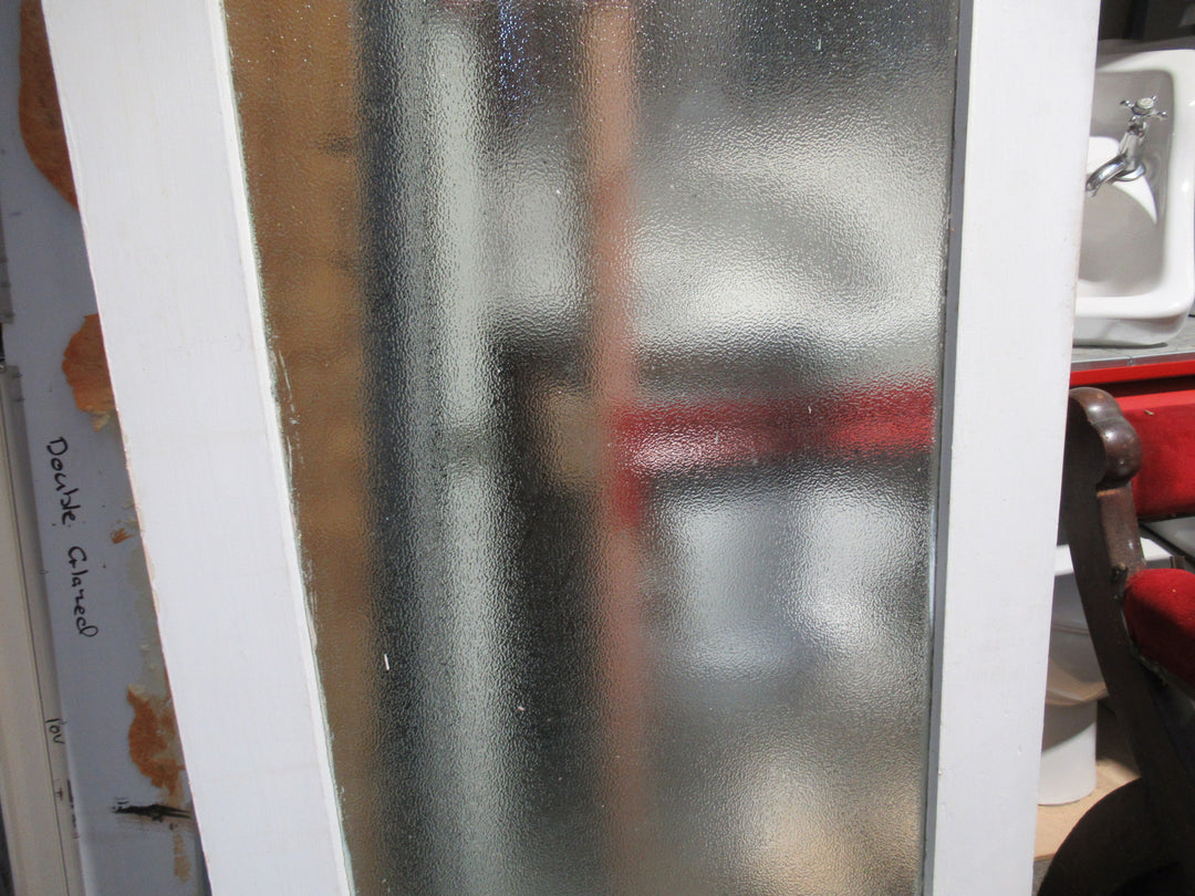 1 Lite Vintage Glitter Glass Native Timber Internal Door 2020H x 810W x 45D