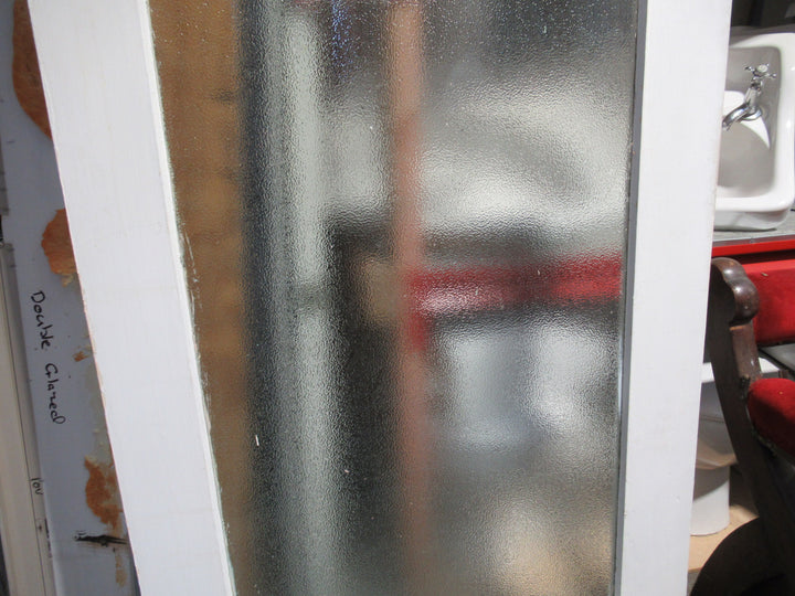 1 Lite Vintage Glitter Glass Native Timber Internal Door 2020H x 810W x 45D