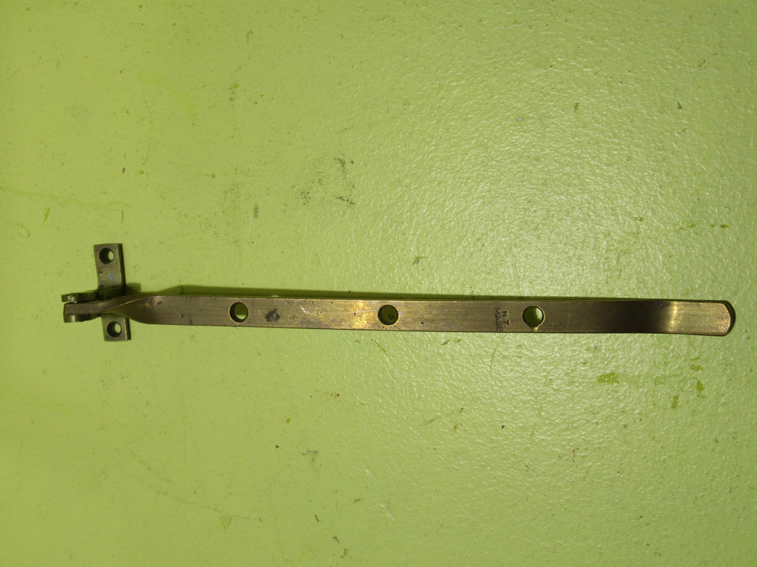 Brass NZ Made Scoup End Fanlite Stay 310L x 14W