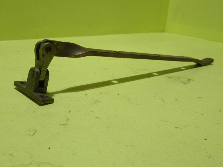 Brass NZ Made Scoup End Fanlite Stay 310L x 14W