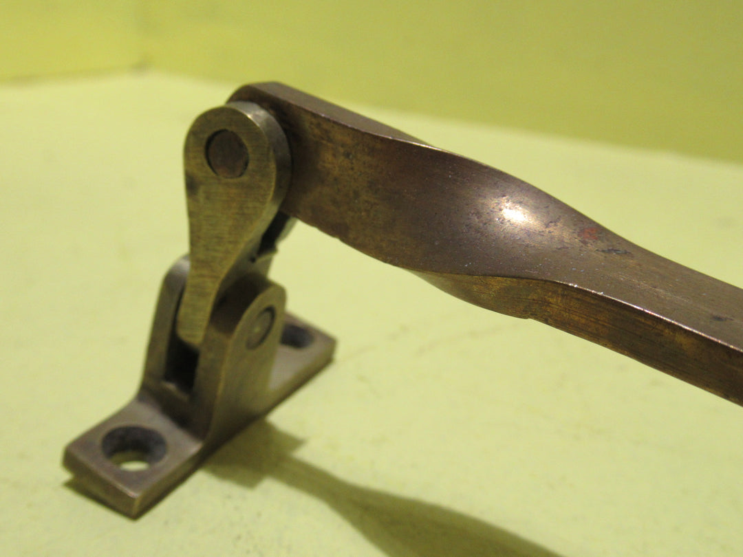 Brass NZ Made Scoup End Fanlite Stay 310L x 14W