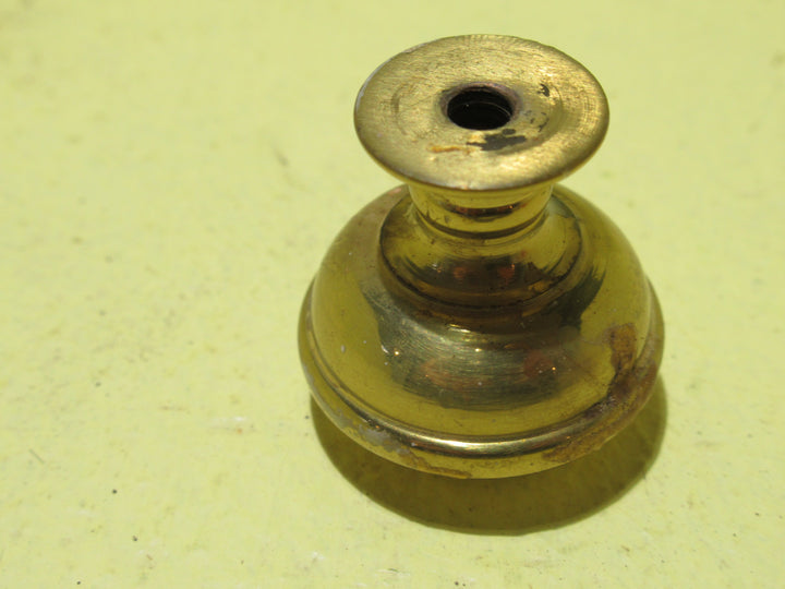 Brass Round Small Door/Cupboard Knob 25H x 25W x 23D