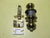 Antique Brass Effect Thumb Push Privacy Knob   50Dia/Plate 65Dia x 60H