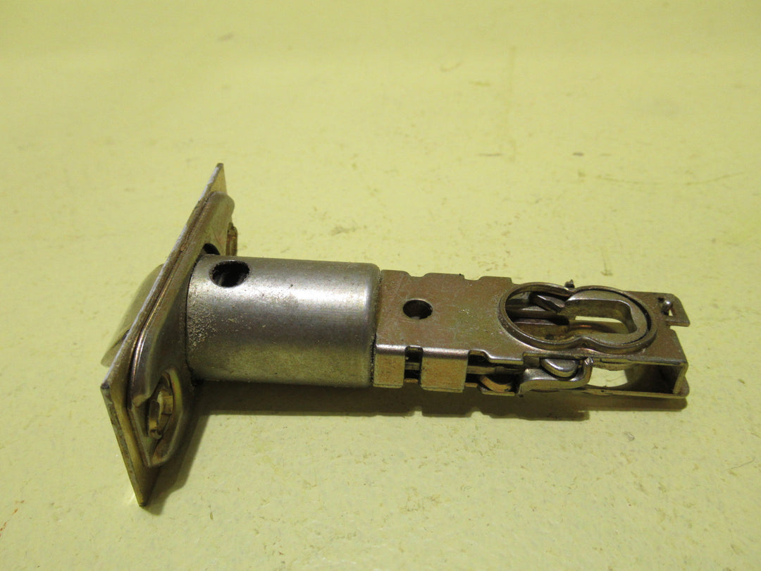 Antique Brass Effect Thumb Push Privacy Knob   50Dia/Plate 65Dia x 60H