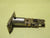 Antique Brass Effect Thumb Push Privacy Knob   50Dia/Plate 65Dia x 60H