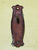 Bungalow Copper & Brass Door Handle   Copper Plate 120L x 40W/Brass Knob 30L x 20W x 30H