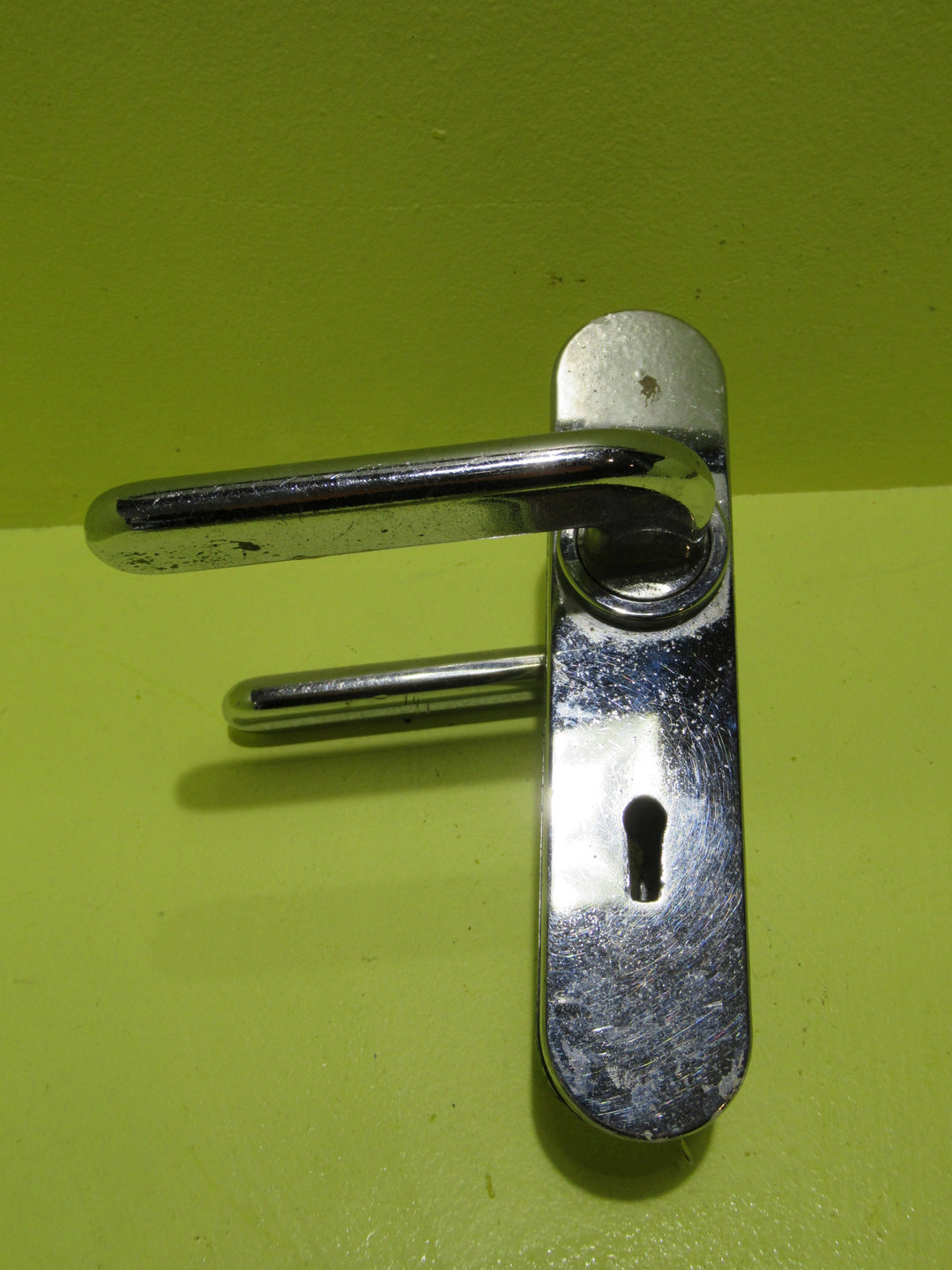 Art Deco Rounded Rectngle Wedge Lever Handle 170L x 60W/Lever 120L