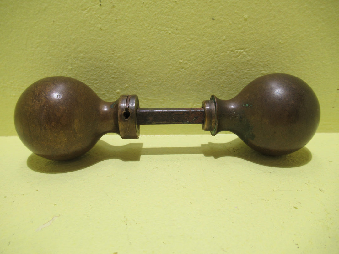 Vintage Brass Ball Door Knob 60H x 45Dia