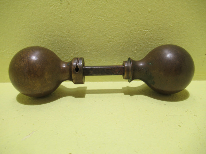 Vintage Brass Ball Door Knob 60H x 45Dia
