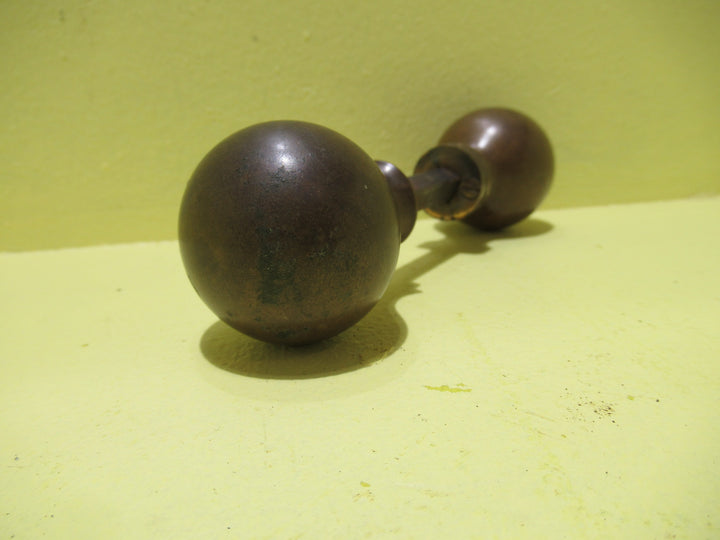 Vintage Brass Ball Door Knob 60H x 45Dia
