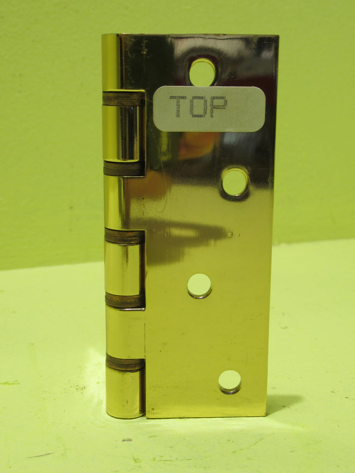 Polished Brass 4 Hole Hinge 100L x 45-72W x 4D