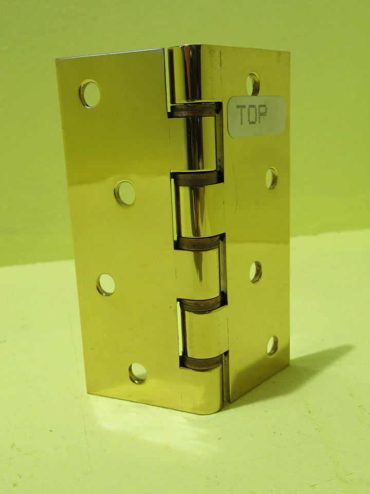 Polished Brass 4 Hole Hinge 100L x 45-72W x 4D