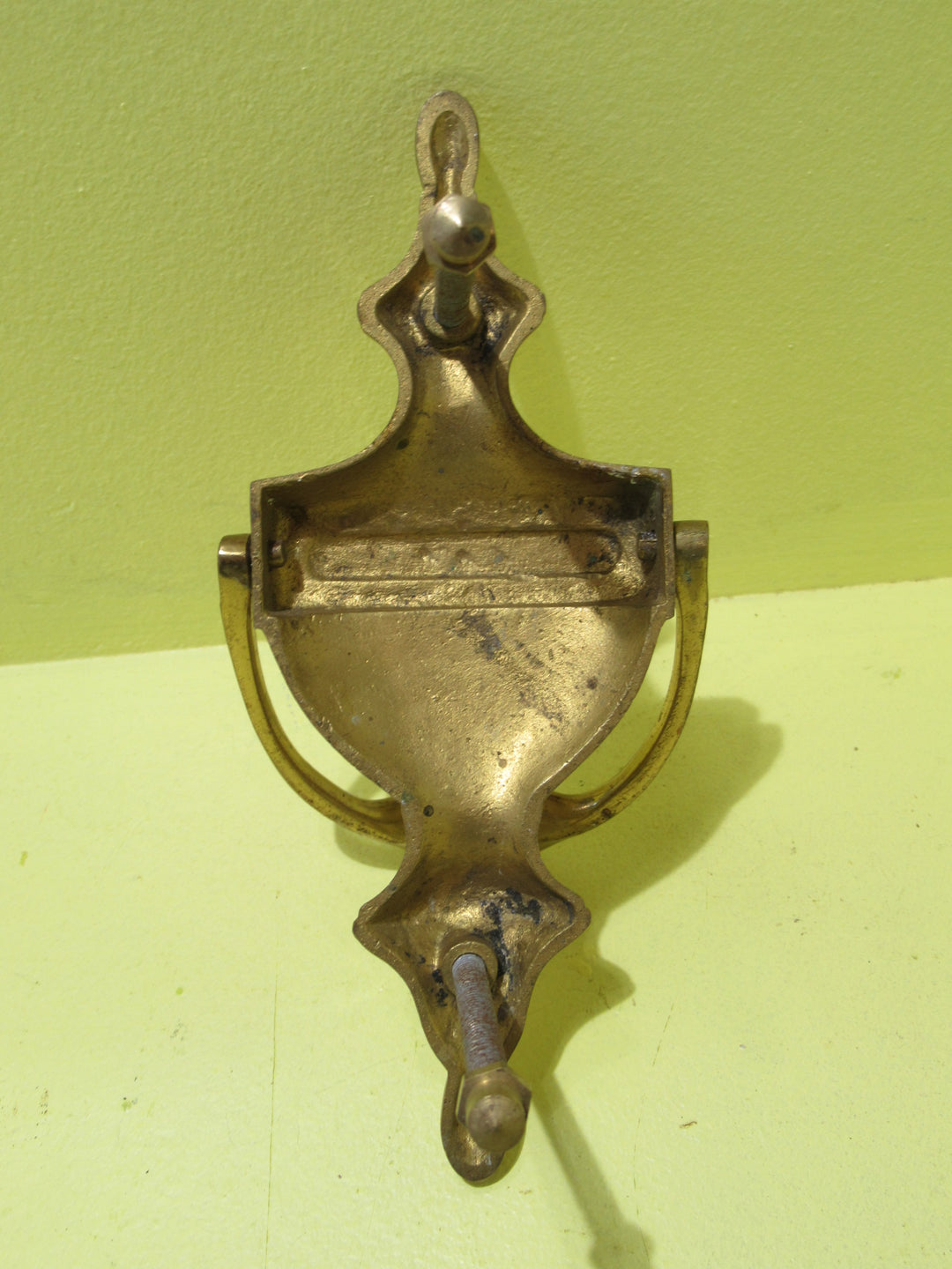 Urn Style  Polished Brass Door Knocker 190L x 90W x 30D