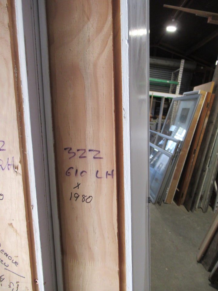 Paint Finish Hollow Core Hallway Door in Frame (Left Hung) 2030H x 660W x 140D/Door 1980H x 610W