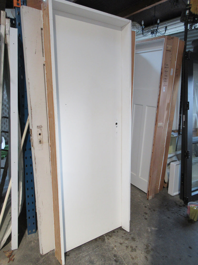 Paint Finished Hollow Core Door with Frame 2030H x 760W x 135D/Door 1980H x 710W