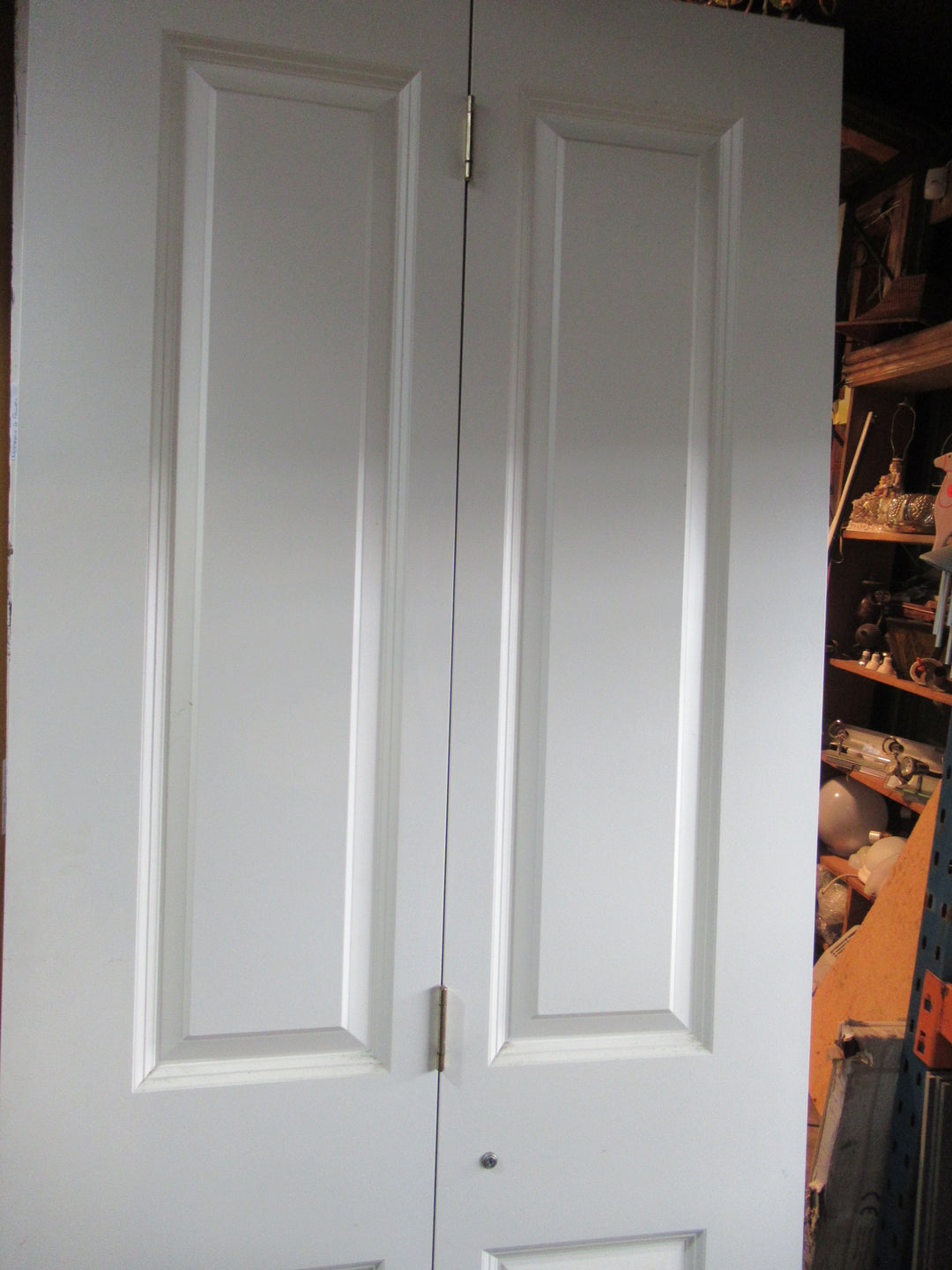 2 Panel Pressed Moulded Statesman Style Bifold Door 1990H x 380-760W x 35D