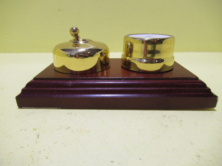 Reproduction Brass Wall Light Switch/Socket on Wood/Custom Board Mount 155L x 90W x 50D