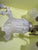 Reproduction Brass 3 Lite Pendant Light with Frosted Petticoat Shades 470H x 550W x 450D