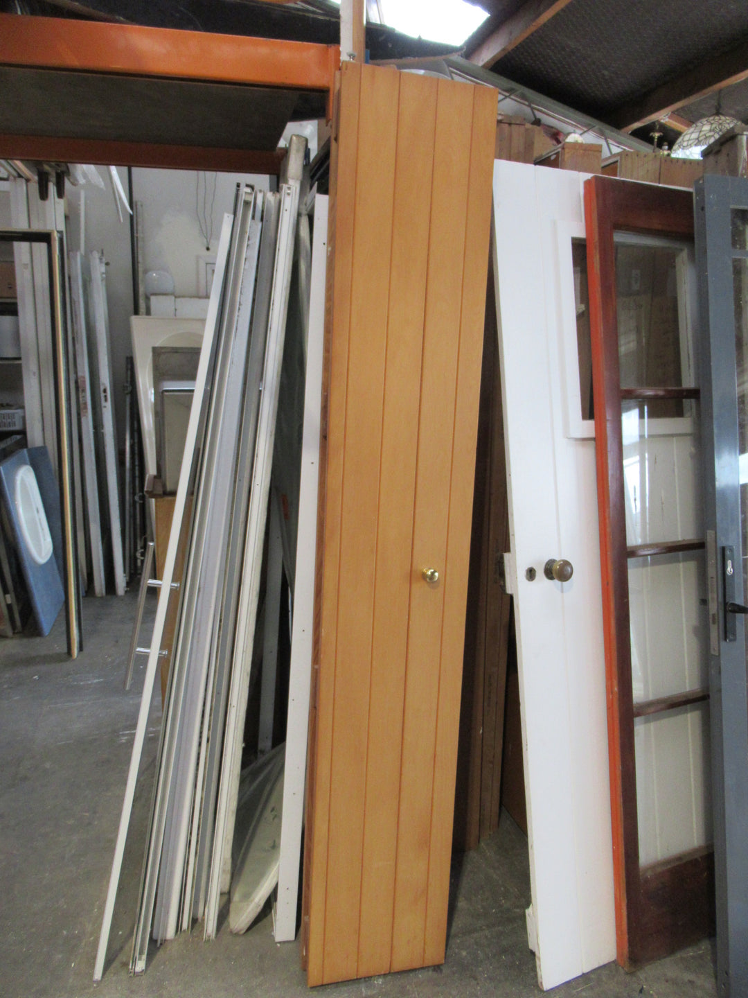 T & G Bifold Doors with Rail and Timber Trim 2050H x 35/700W x 20D