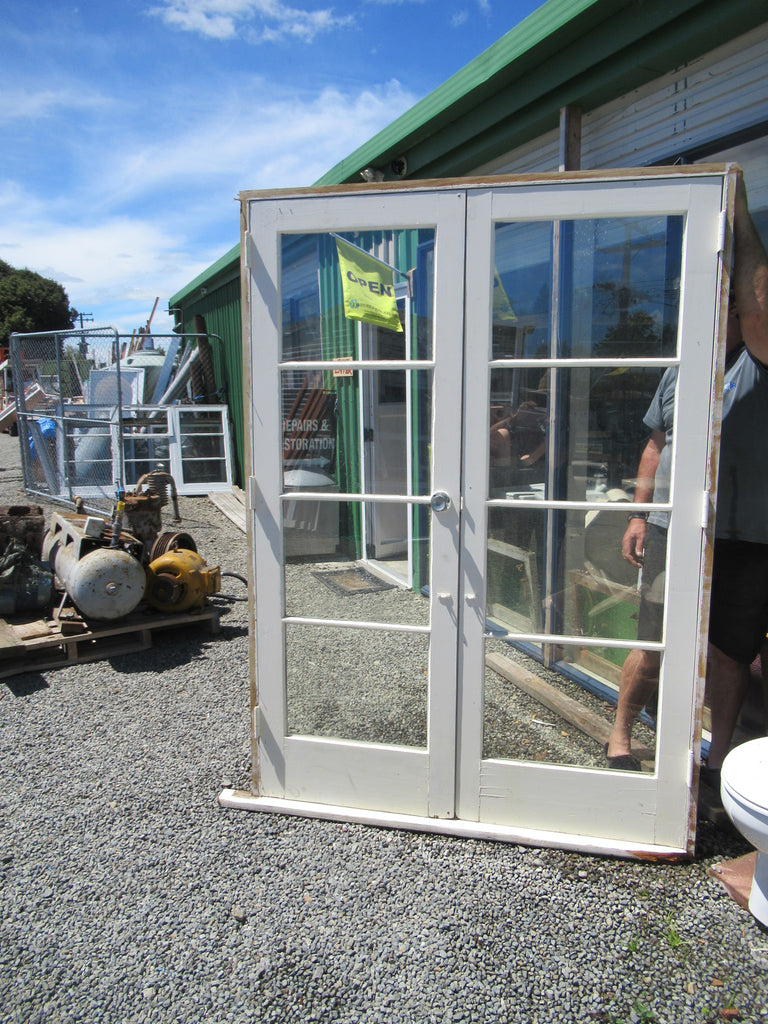 Wooden 3 Lite French Door 2050H x 1440W/Doors1970H x  670-1340W