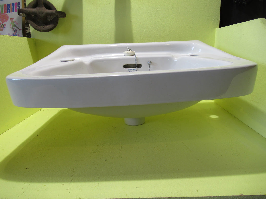 Armitage ShankRounded Rectange Basin with 1 Tap hole 220H x 550W x 430D