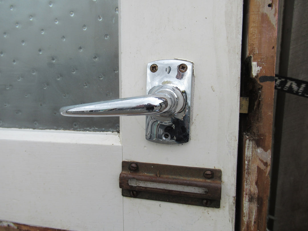 1 Lite T & G Door with a Cat Flap Frame 1970H x 860W x 140D/Door 1950H x 810W