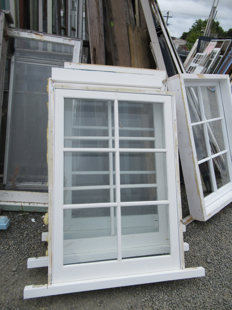 6 Lite Colonial Awing Wooden Window 1230H x 860W x 125D
