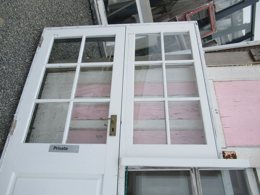 Front Entrance Door with 1/2 6 Lite Colonial Opening Window 2025H x 1430-820W x 125D/Door 1980H x 760W
