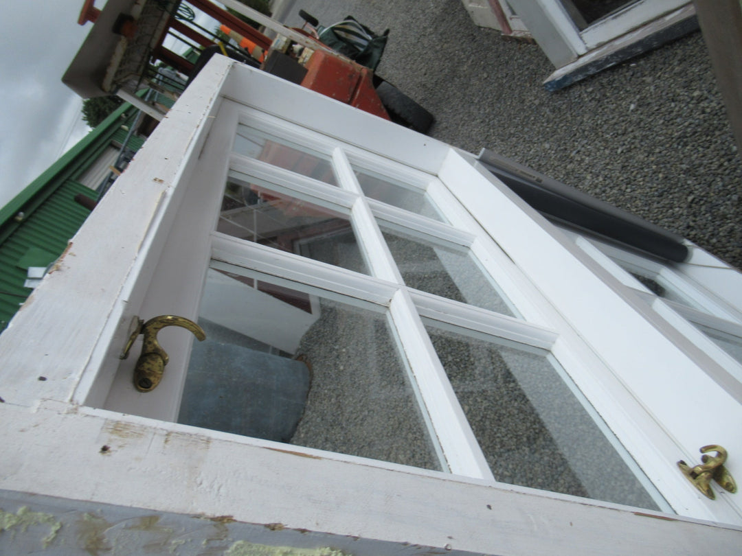 Front Entrance Door with 1/2 6 Lite Colonial Opening Window 2025H x 1430-820W x 125D/Door 1980H x 760W