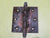 Steel Copper Effect with Flat Stepped End Finials 90-120L x 50-89W x 2mmD