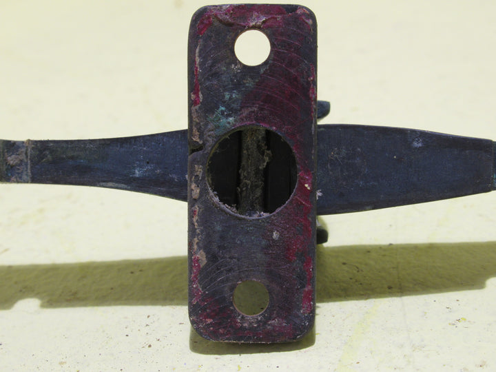 Vintage Antique Brass Staged Restrictor Angle Stay Plate 50 W x 20D/Stay 30H x 445L x  15D