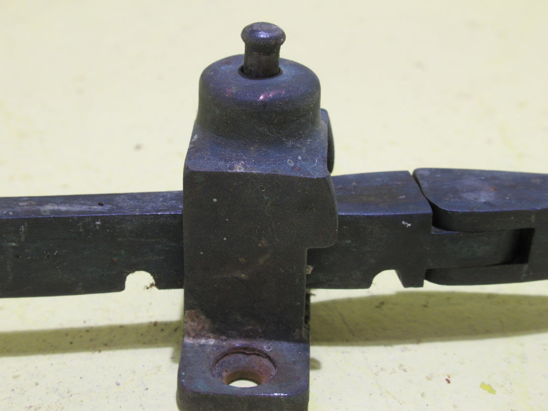 Vintage Antique Brass Staged Restrictor Angle Stay Plate 50 W x 20D/Stay 30H x 445L x  15D
