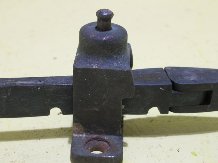 Vintage Antique Brass Staged Restrictor Angle Stay Plate 50 W x 20D/Stay 30H x 445L x  15D