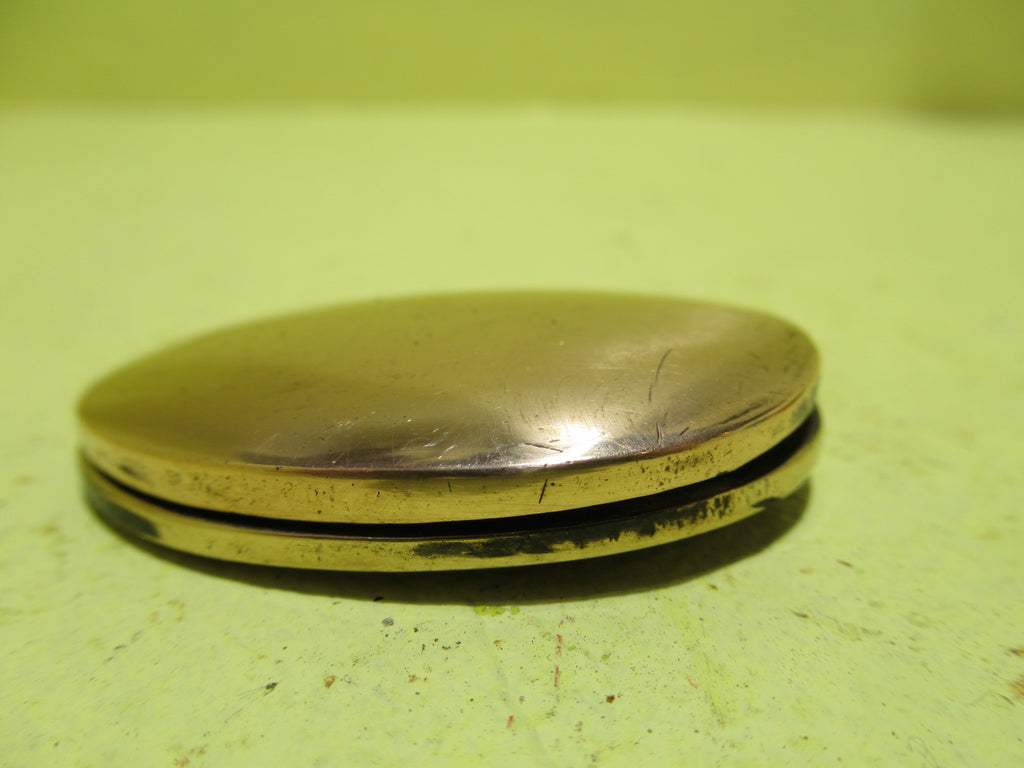 Polish Brass Covered Oval Escutcheon 45H x 30W x 6D