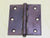 Steel Copper Finish 3 Holed Hinge 89L x 33W