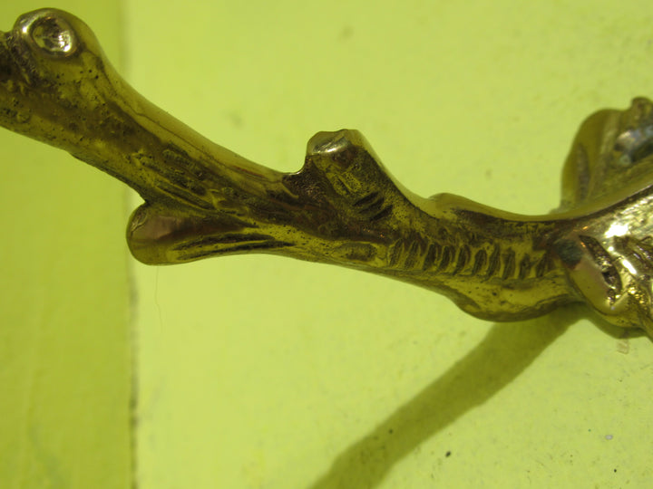 Acorn Leaf with Acorn Knob Coat Hooks 130H x 40W x 100D