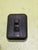 Small Brown Bakelite Rectangle Ribbed Light Switch 58H x 45W x 20D