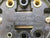 Small Brown Bakelite Rectangle Ribbed Light Switch 58H x 45W x 20D