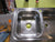Narrow Double Kitchen Sinks with Drainer 1260L x 450W x 150D